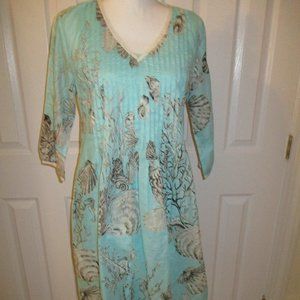 LA Cera Aqua Dress